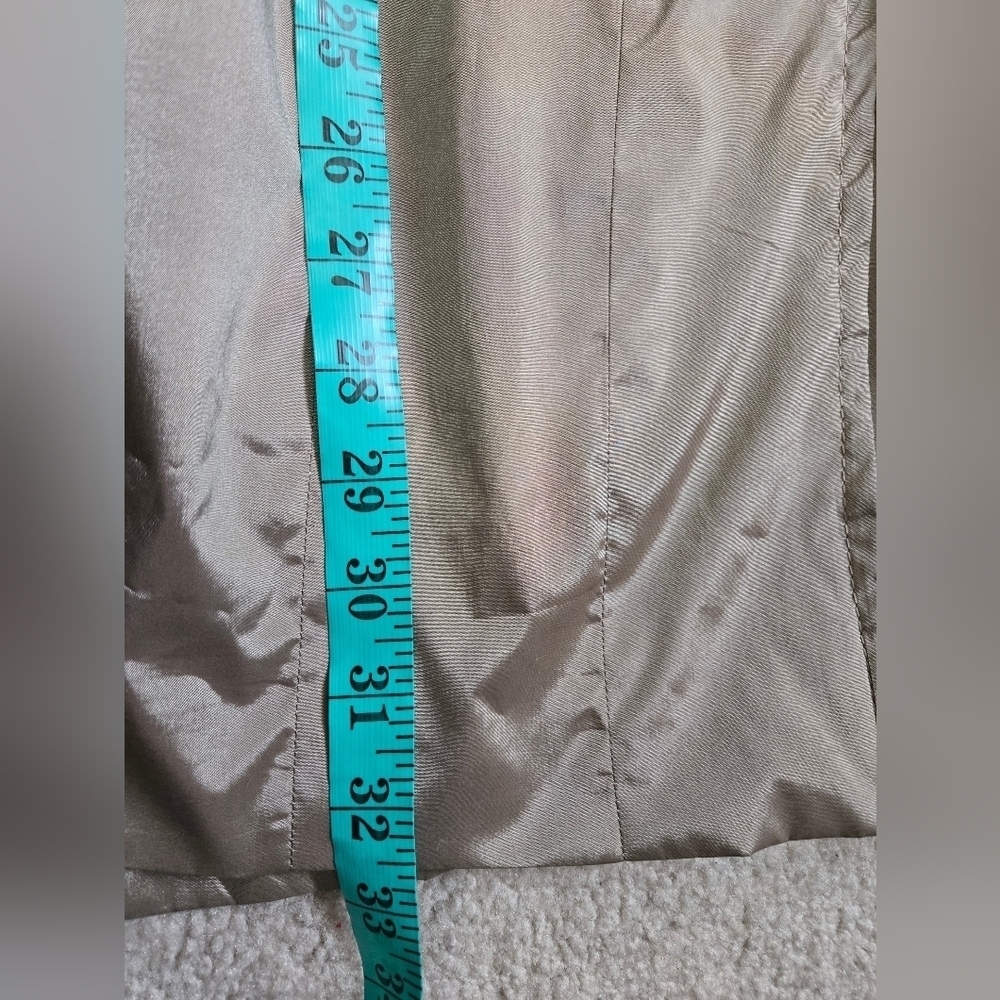 CREENSTONE NWT Metallic Tan Double-Breasted Coat. Size 42/ Med - Picture 16 of 16